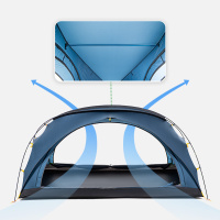 Купить Палатка Naturehike Bear-UL2 NH20ZP108 20D двухместная, синяя, 6927595747704 арт. 6927595747704